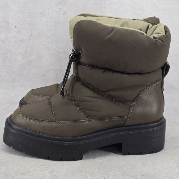 Sam Edelman Lakyn Puffer Boots Alpine Dark‎ Green Women's 7.5 M - Picture 6 of 12